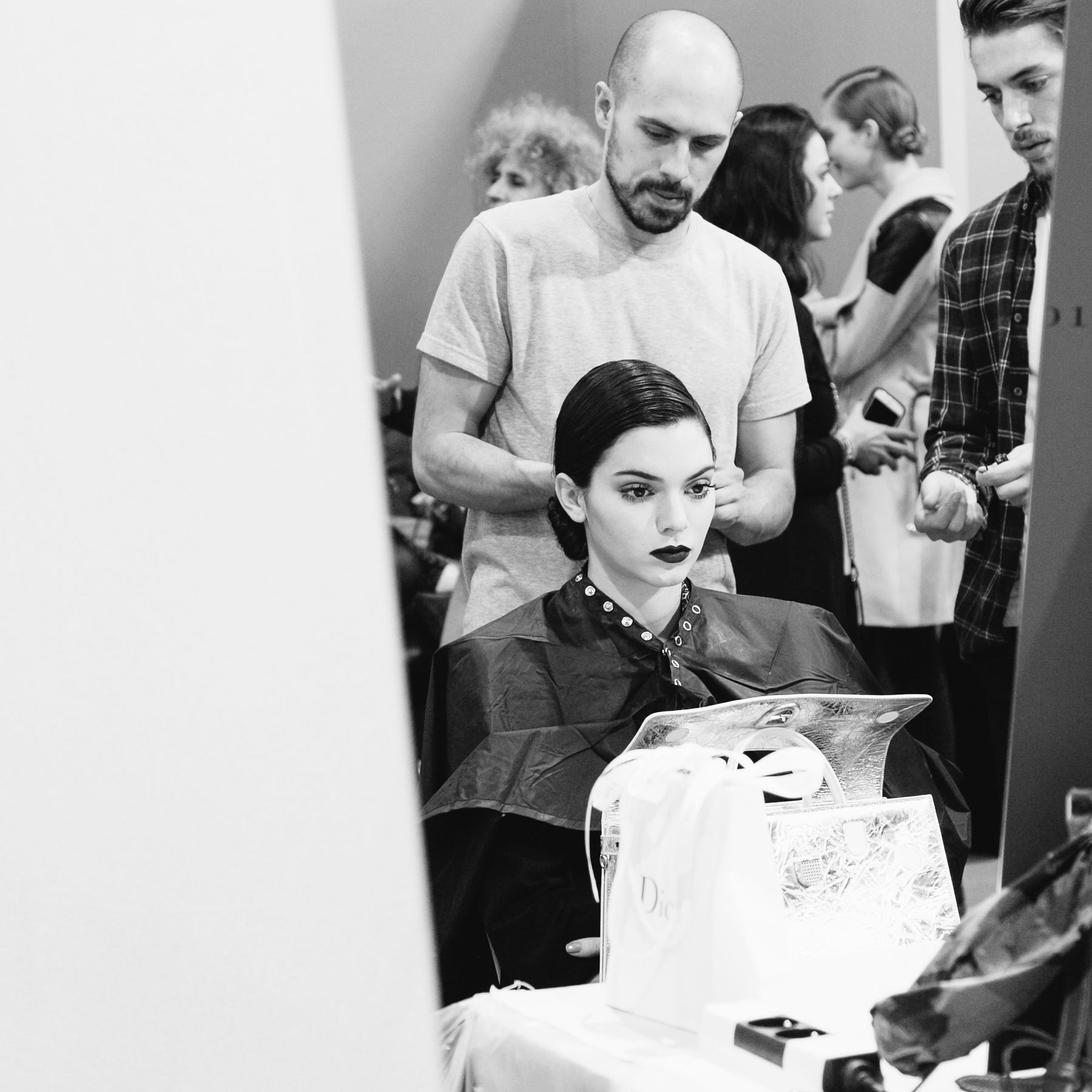 Backstage With Kendall Jenner During Fashion Month